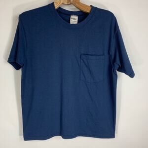 Gitano Navy Blue Pocket T Shirt Short Sleeve Medium